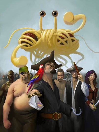 دزدان دریایی هاپ هیولای اسپاگتی پرنده